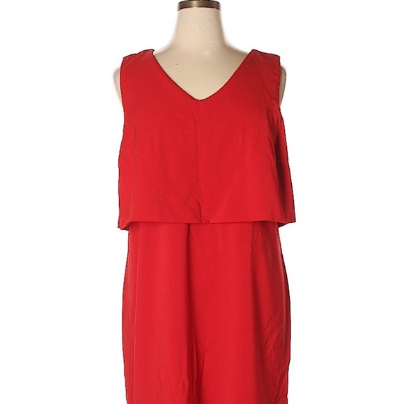 Forever 21 Dresses & Skirts - Forever 21 plus red dress like new